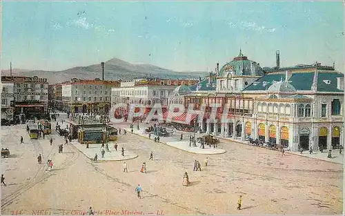 Cartes postales Nice la place Massena 114