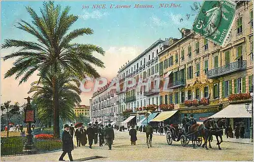 Cartes postales Nice la place Massena 710