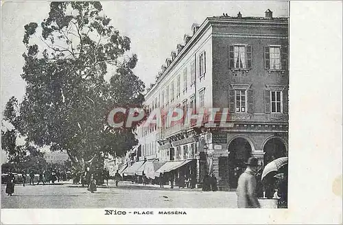 Cartes postales Nice la place Massena