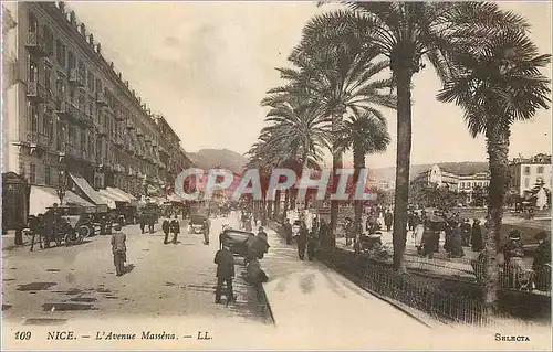 Cartes postales Nice la place Massena