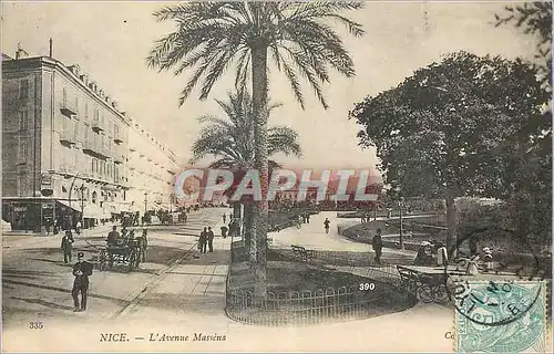 Cartes postales Nice la place Massena