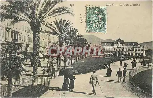 Cartes postales Nice Le Quai Massena