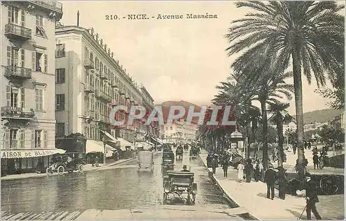 Cartes postales Avenue Massena Nice