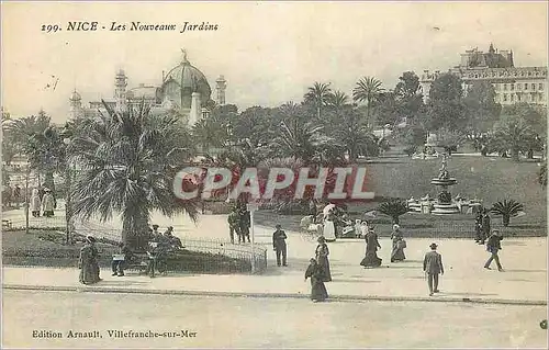 Cartes postales Nice les nouveaux Jardins