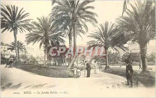 Cartes postales Nice le Jardin public