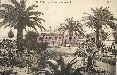 Cartes postales Nice les Jardins du roi albert