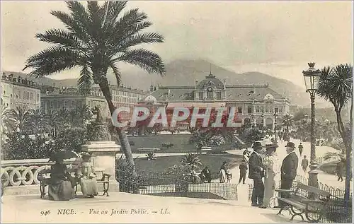 Cartes postales Nice vue du Jardin