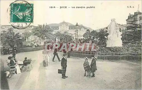 Cartes postales Nice Le Jardin public