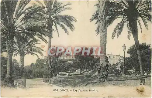 Cartes postales Nice le Jardins public