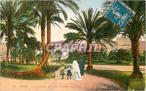 Cartes postales Nice les Jardins du roi Albert 1er