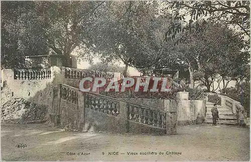 Cartes postales Nice Escalier du Chateau