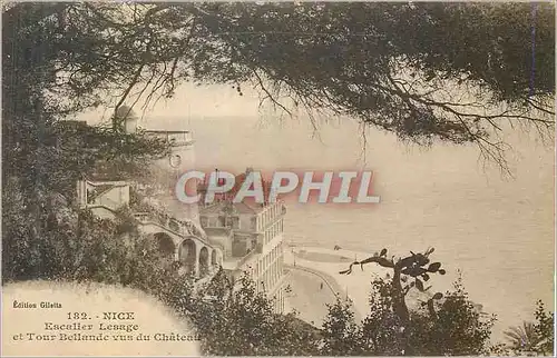 Cartes postales Nice Escalier lesage 182