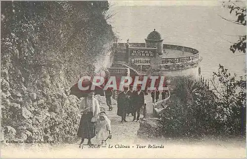 Cartes postales Nice le Chateau Tour bellanda