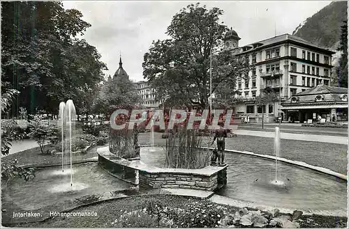 Moderne Karte Interlaken Promenade