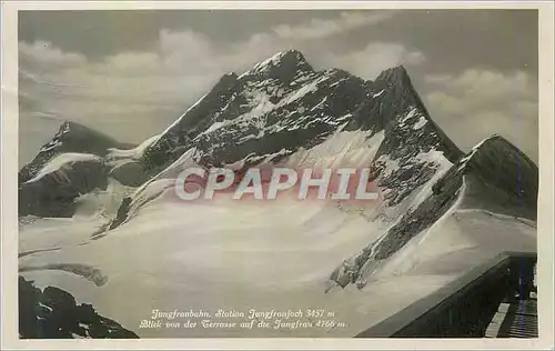 Moderne Karte La montagne station jungfrau