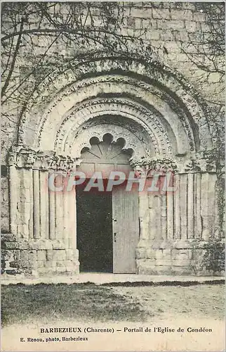 Cartes postales Monument de barbezieux Portail de l'eglise de Condeon