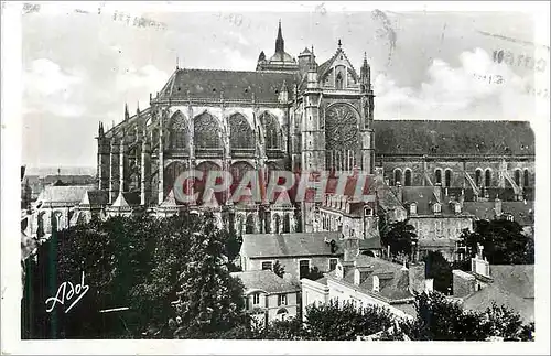 Moderne Karte Le Mans Cathedrale Saint julien