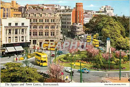 Moderne Karte Bournemouth Square and Town City