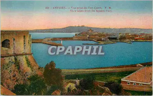 Cartes postales Antibes vue prise du fort carre