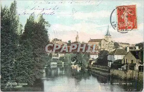 Ansichtskarte AK Vue de la Vienne Montmorillon