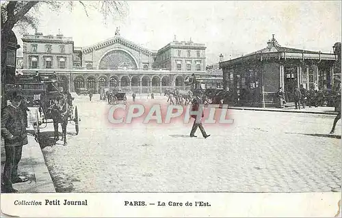 Cartes postales Paris la Gare de l'Est