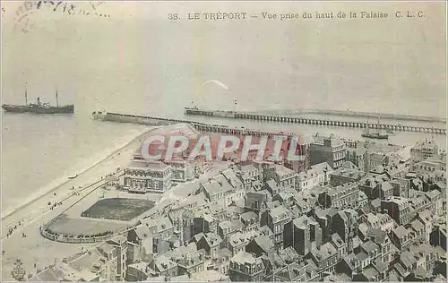 Cartes postales Le Treport Vue Prise de la Haute de la Falaise