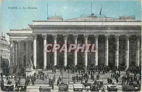 Cartes postales Paris la Bourse