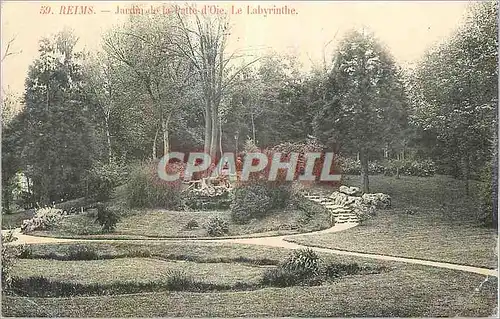 Cartes postales Reims Jardins de la Pattes d'Oi