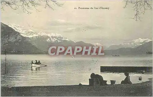 Cartes postales Panorama du Lac d'Annecy