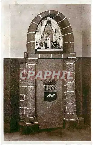 Cartes postales Eglises Saint Gabriel Rue des Pyrenees Paris Chapelle Sainte Anne et Statute par Anie Mouroux