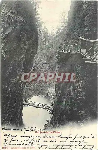 Cartes postales Gorges de la Diosaz