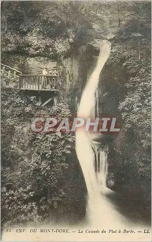 Cartes postales Le Mont Dore La Cascade du Plat a� Barbe