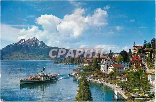 Cartes postales Suisse Bateau