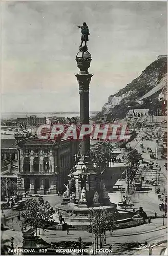 Moderne Karte Barcelona la Monumento a Colon