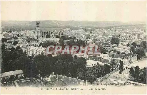 Ansichtskarte AK Soissons avant la guerre Vue generale