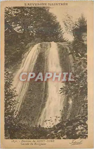 Cartes postales Environ de Mont dore cascade du Rossignole