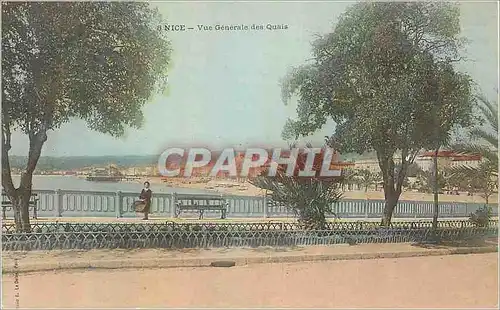 Cartes postales Nice vue generale des Quais