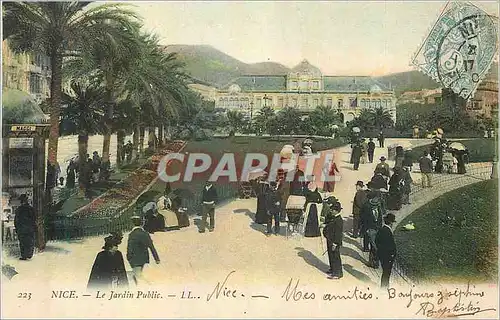 Cartes postales Nice Le Jardin Public