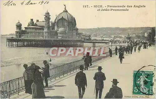 Cartes postales Nice Promenade des Anglais et Jetee Promenade