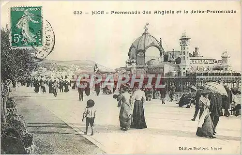 Cartes postales Nice Promenade des Anglais et Jetee Promenade