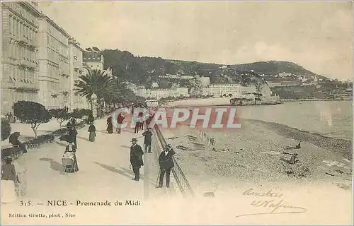 Cartes postales Nice Promenade du midi