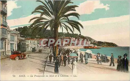 Cartes postales Nice la Promenade du midi et de la château