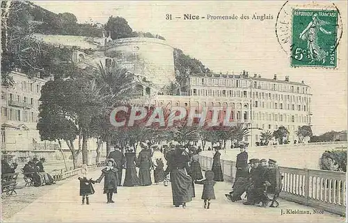 Cartes postales Nice Promenade des Anglais (carte toilee)