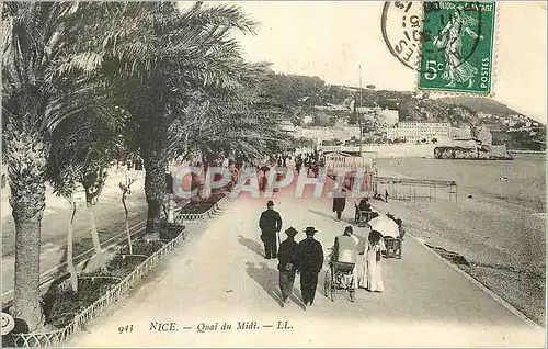 Cartes postales Nice Quai du midi