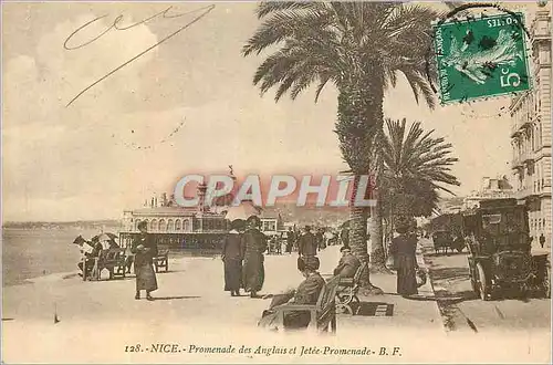 Cartes postales Nice Promenade des Anglais et Jetee Promenade