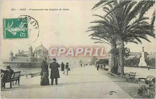 Cartes postales Nice Promenade des Anglais et Jetee