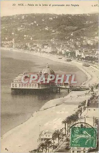 Cartes postales Nice Palais de la Jetee et Promenade des Anglais