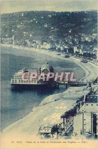 Cartes postales Nice Palais de la Jetee et Promenade des Anglais