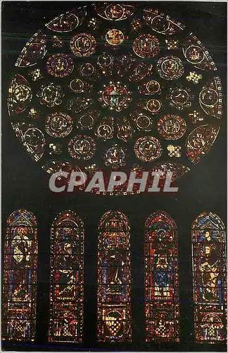 Cartes postales Cathedrale de Chartres Rose Sud (XIII siecle)