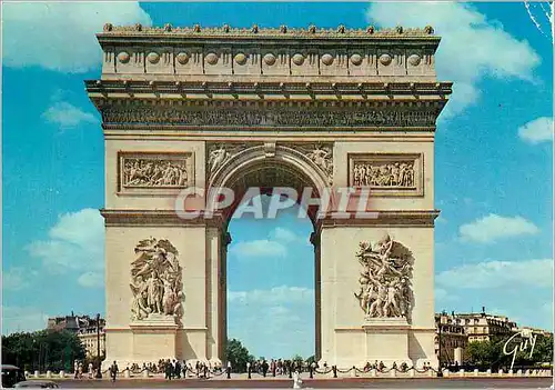 Moderne Karte Paris et ses Merveilles L'arc de Triomphe de l'Etoile (1806 1836)